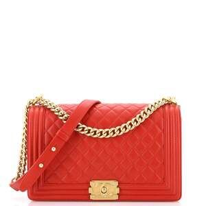 Chanel Boy Flap Bag Quilted Lambskin #218131C38B
